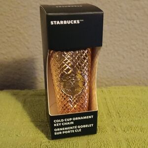 💎 Starbucks 2023 Holiday Bling Ornament Keychain NIB